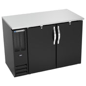 Beverage Air BBN48HC-B - Refrigerated Back Bar Storage Cabinet, Two-section, 48"W X 26-3/8"D X 34"H