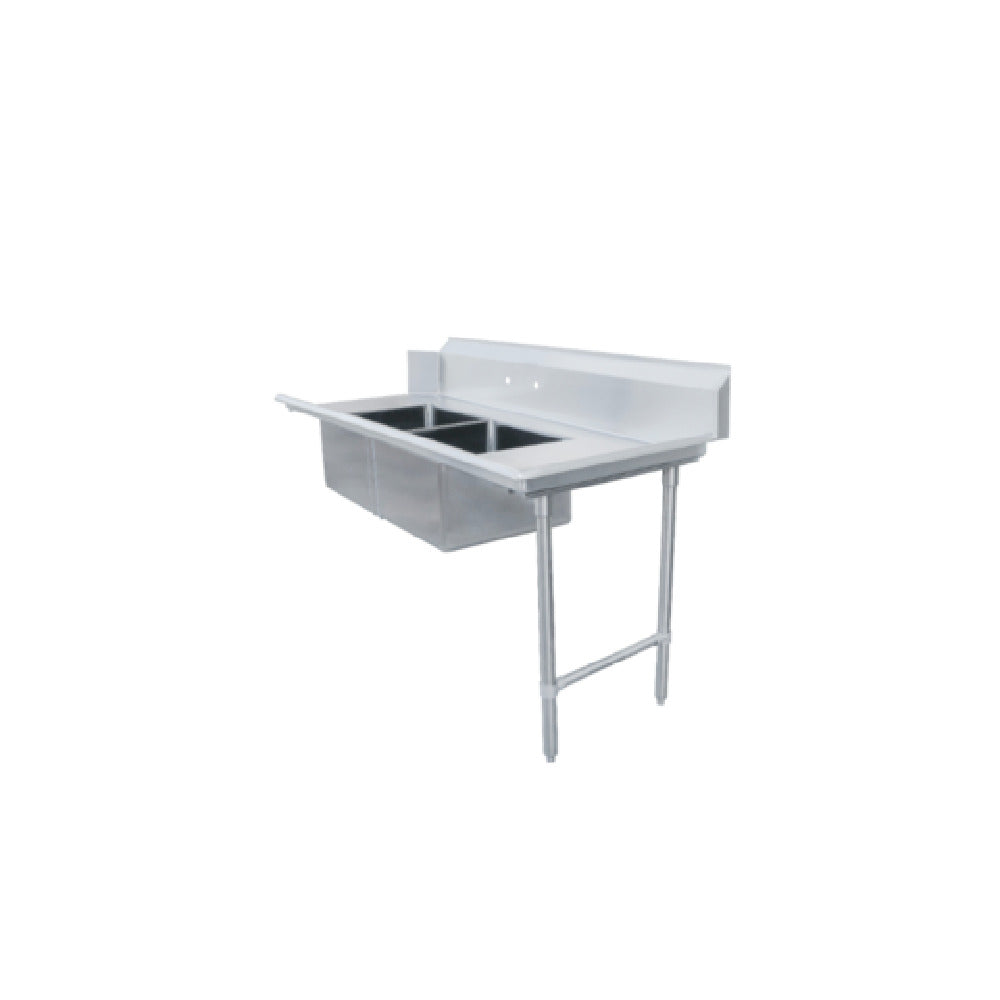 Omcan 48486 (48486) Soiled Dishtable Straight Design 72"W X 30"D X 44"H