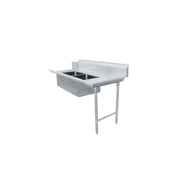 Omcan 48486 (48486) Soiled Dishtable Straight Design 72"W X 30"D X 44"H