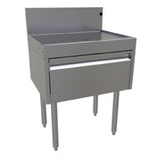 Glastender DBHA-24 Underbar Drainboard Half Cabinet With Door 24"W X 19"D