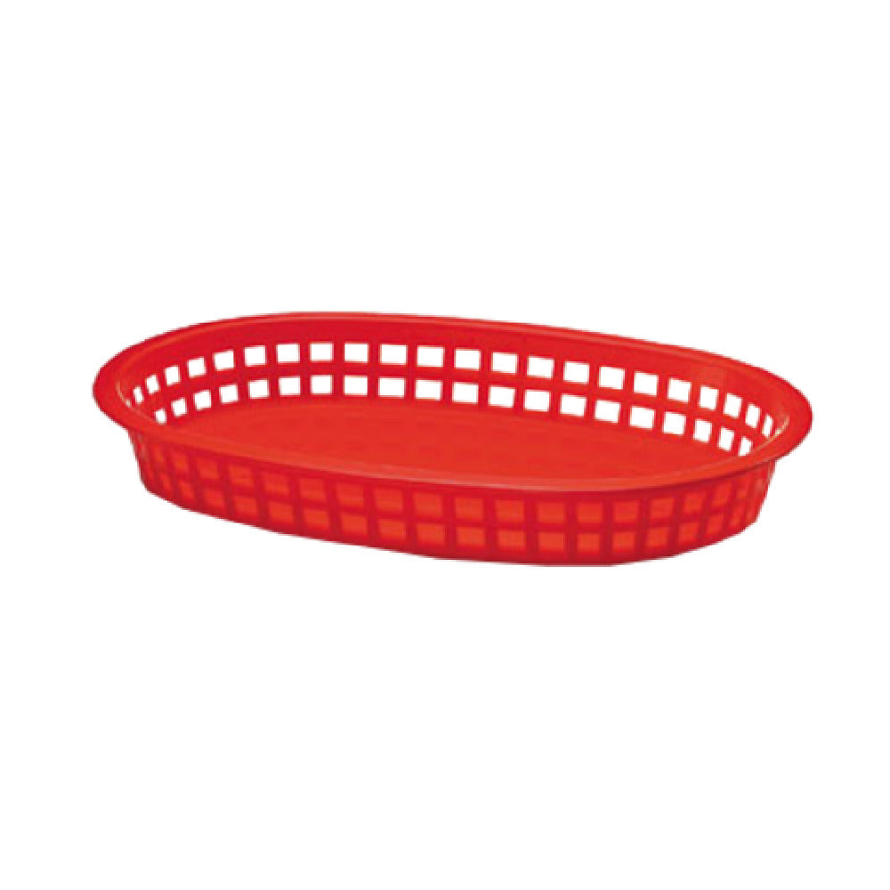 TableCraft Products 1076R - Chicago Platter Basket, 10-1/2" X 7-1/4" X 1-1/2", Oval