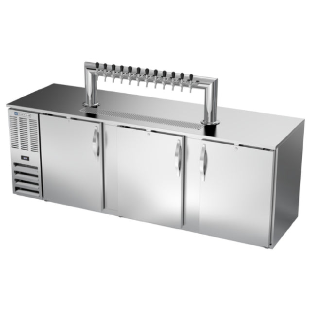 Beverage Air DD72HC-S-12T - Direct Draw Dispenser, 72"W X 30-3/8"D X 49-7/8"H, 23.643 Cu. Ft.