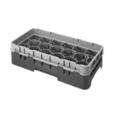 Cambro 17HS318184 Camrack® Glass Rack With Soft Gray Extender Half Size