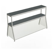Duke 956-460-4D Double Deck Deluxe Serving Overshelf 58-1/2"W X 10-1/2"D X 32-1/2"H
