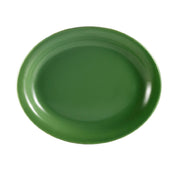 CAC China L-12NR-G Las Vegas Platter 9-3/4"L X 7-1/4"W X 3/4"H Oval