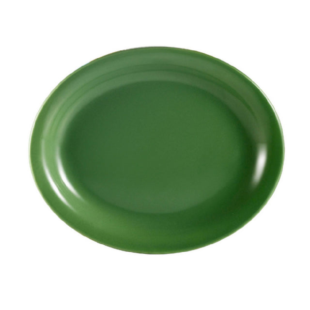 CAC China L-12NR-G Las Vegas Platter 9-3/4"L X 7-1/4"W X 3/4"H Oval