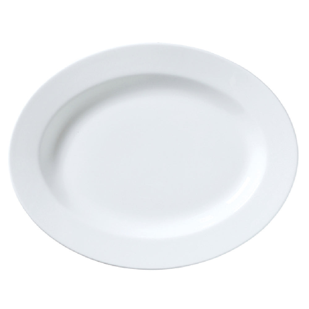 Steelite 82000AND0117 Oval Dish 13.75" X 10.75" X 1.375" Whiteware