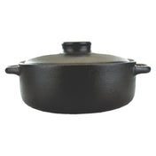 International Tableware CAS-60-B Casserole Dish 24 Oz. 6-1/4" Dia. (w/ Handle 7-1/2" Dia.) X 2-1/4"H