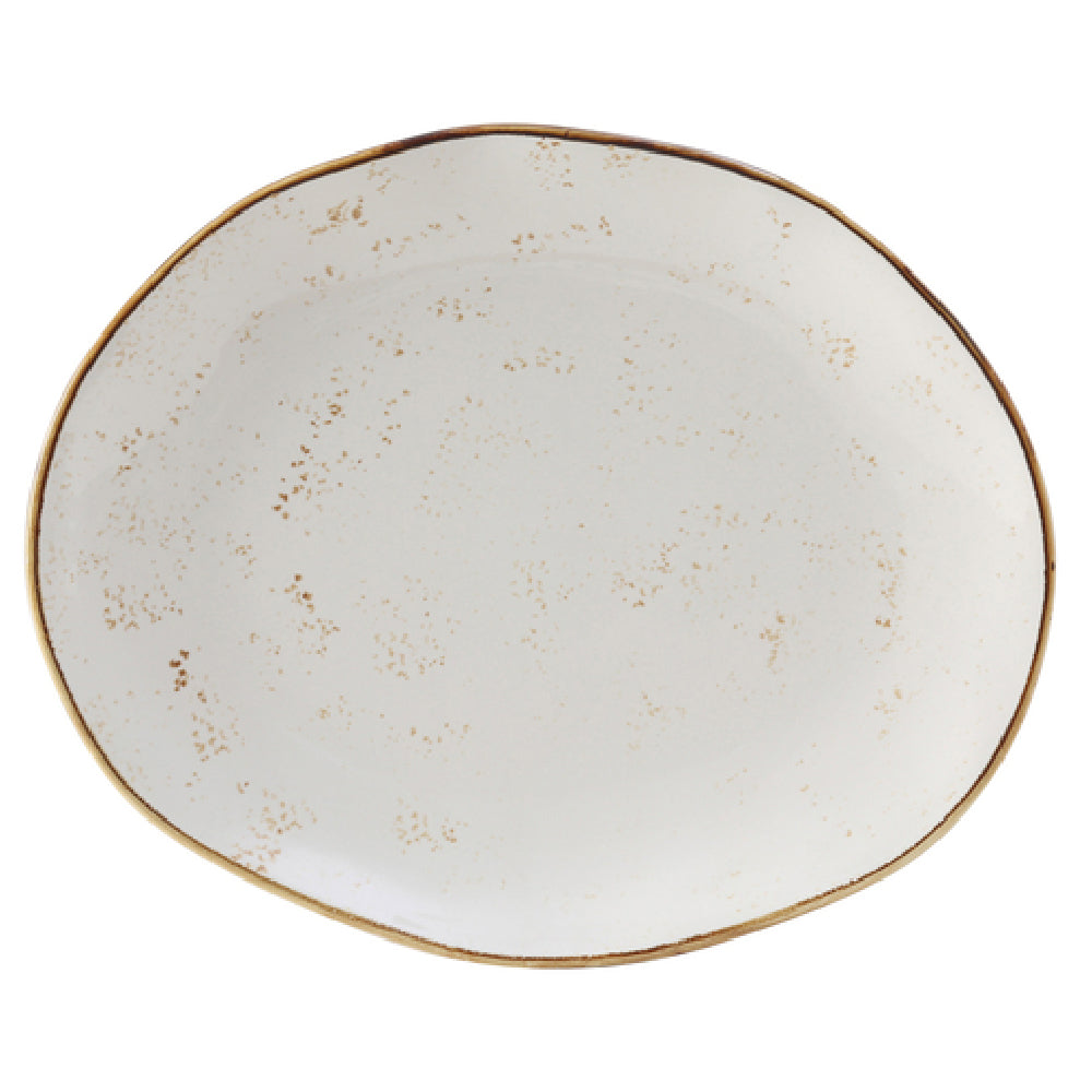 Tuxton GGA-023 Platter 13-1/4" X 11" Free Form