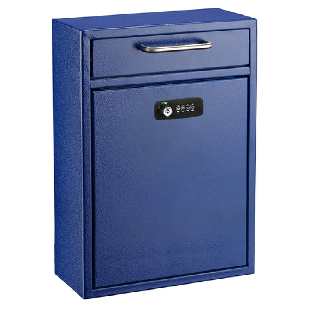 Alpine Industries ADI631-04-BLU-KC Mailbox 11-1/4" X 4-3/4" X 16-1/4"H Wall Mountable