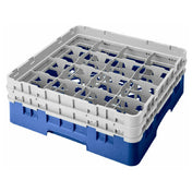 Cambro 16S434168 Camrack® Glass Rack With (2) Soft Gray Extenders Full Size