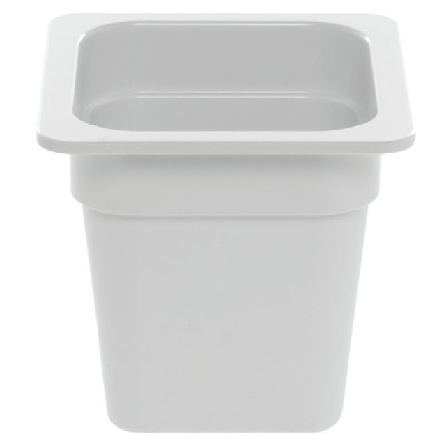 Hubert 13723 - Cold Food Pan, 1/6-size, 6-3/8" X 6-15/16" X 6"H