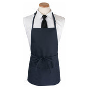 John Ritzenthaler Company 3PBIANVFP Chef Revival® Bib Apron 26" X 23" Long 3 Front Pockets And Pen Pocket With Seamless Bottoms
