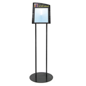 Hubert 89401 - Sign Holder, Floor Stand, With "Welcome" Header