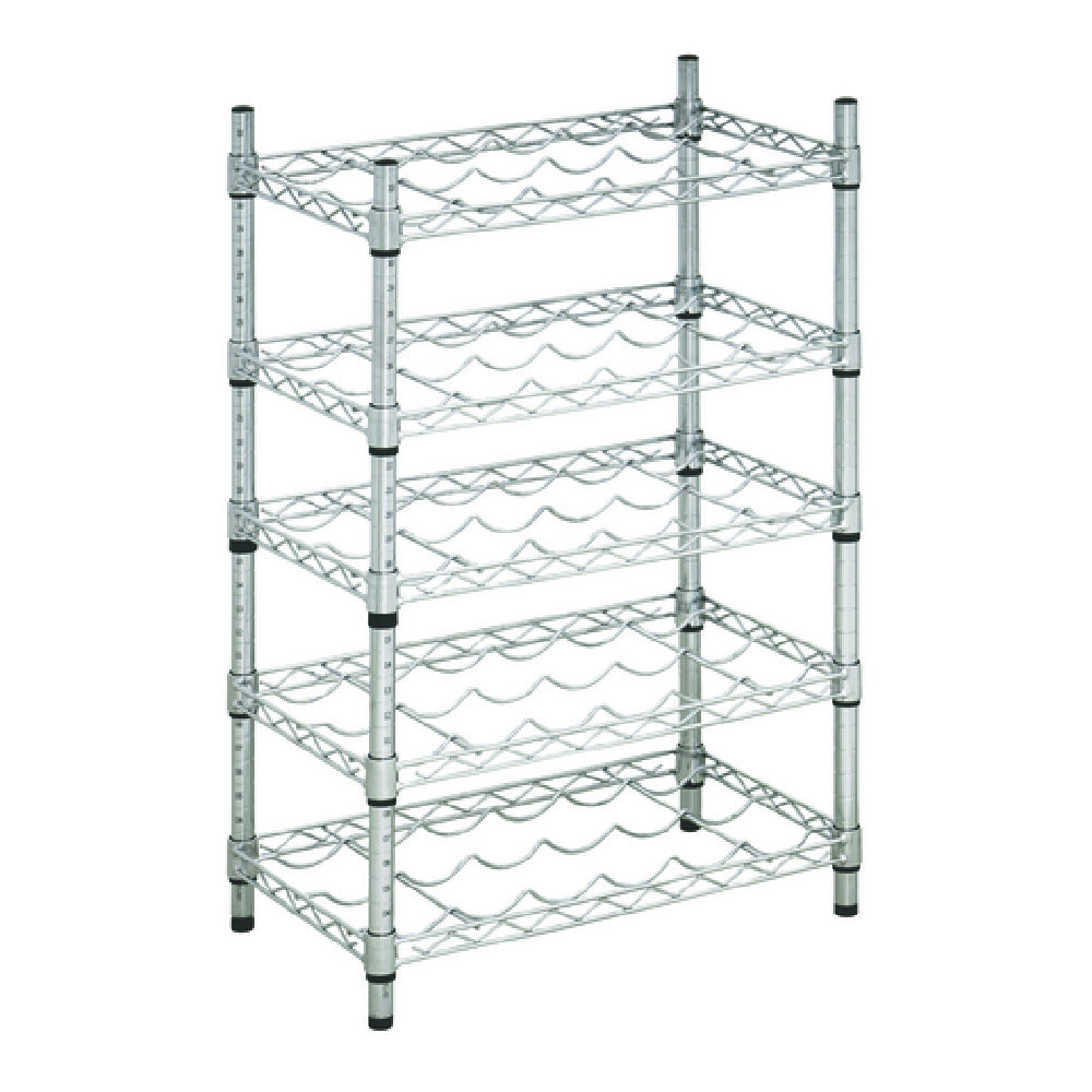Hubert 175099 - Kratos Wire Wine Rack, 24"W X 14"D X 34"H, 34" Posts