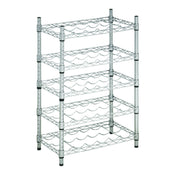 Hubert 175099 - Kratos Wire Wine Rack, 24"W X 14"D X 34"H, 34" Posts