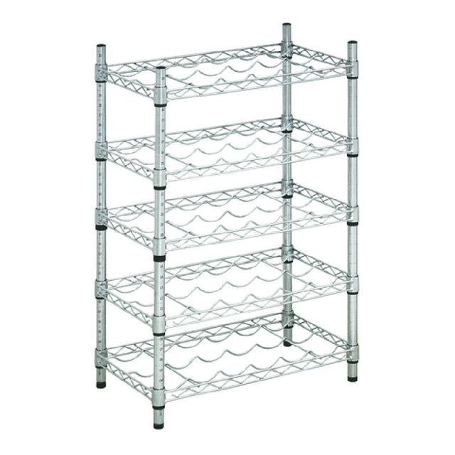 Hubert 175099 - Kratos Wire Wine Rack, 24"W X 14"D X 34"H, 34" Posts