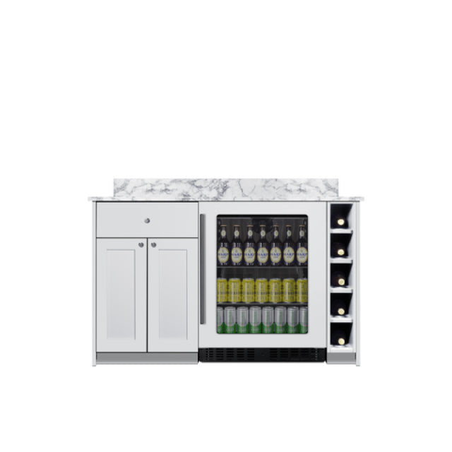 Summit MESAWH33 - Turnkey Mesa Dry Bar, ADA-height, White Finish
