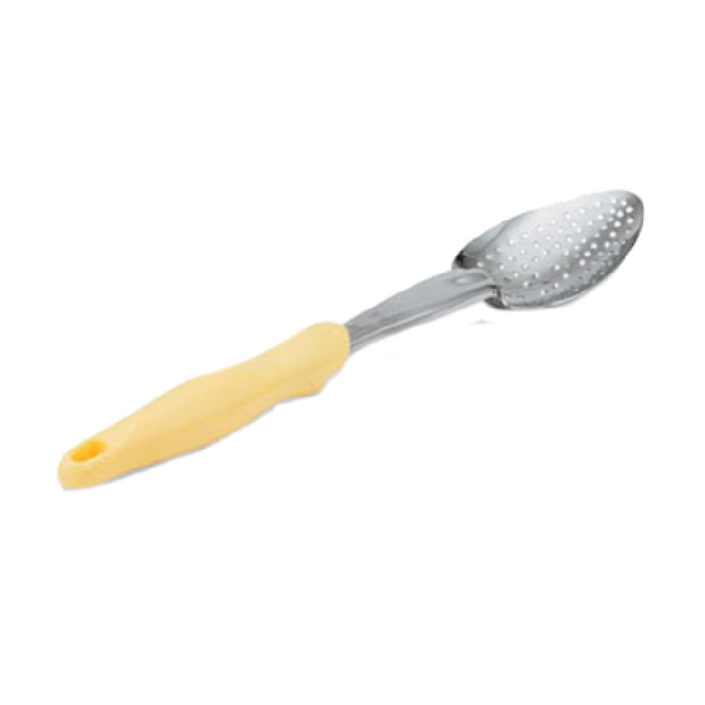 Vollrath 6414250 Ergo Grip™ Heavy Duty Spoon Yellow Nylon Ergonomic Handle Equipped With All-natural Antimicrobial
