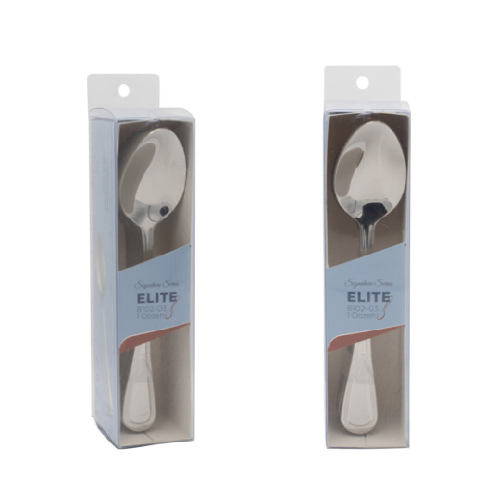CAC China 8102-03 Elite CPK Dinner Spoon 7 1/4" Extra Heavy Duty