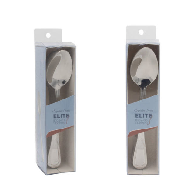 CAC China 8102-03 Elite CPK Dinner Spoon 7 1/4" Extra Heavy Duty