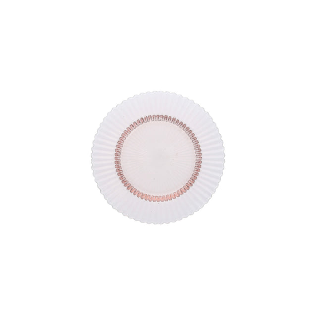 Fortessa ARCHIE.PK.06 Archie Pink Salad/Dessert Plate Glass 8.5" Dia. Dishwasher Safe (4 Each Per Case)