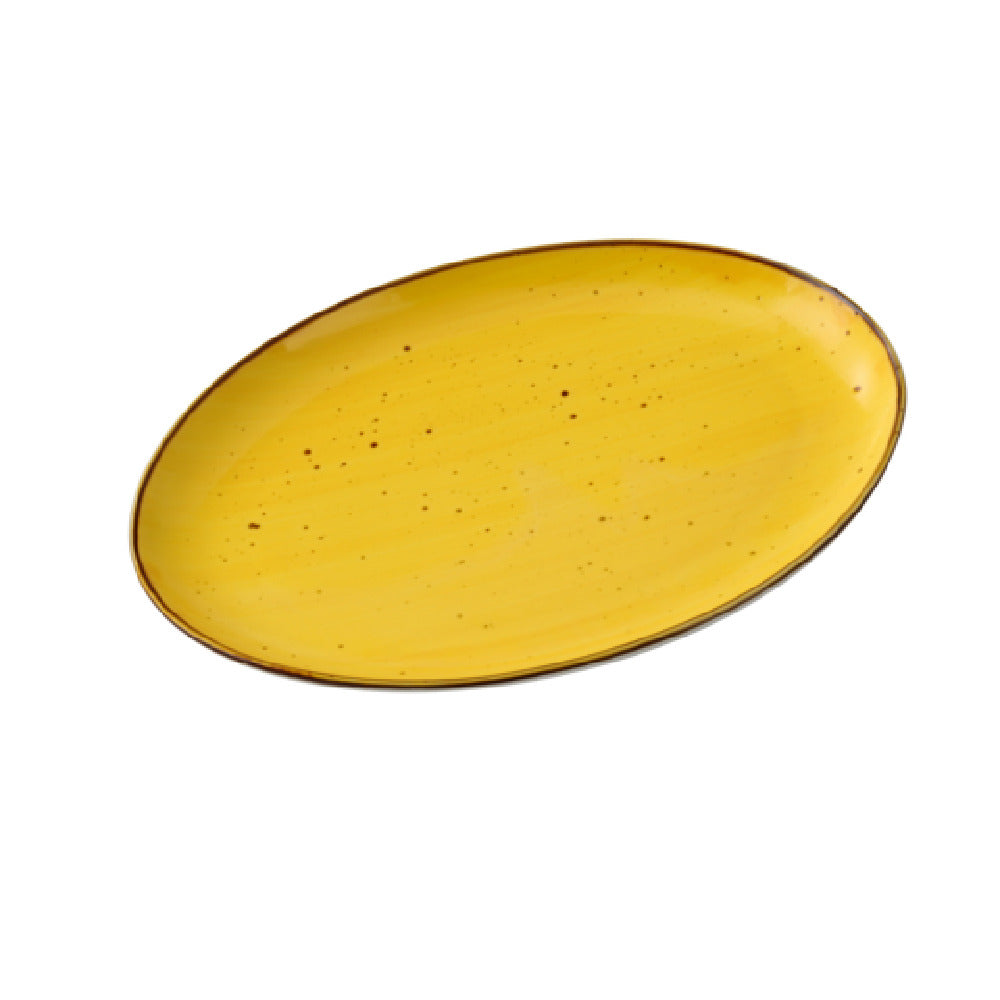 Yanco LY-2110YL Lyon Platter 10"L X 7"W X 1"H Oval