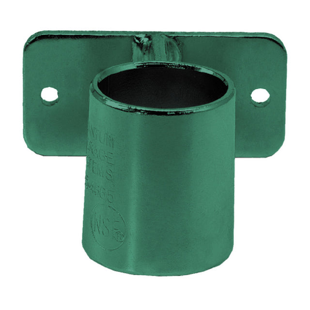 Quantum WR-WMBP Post Wall Mount Bracket For (1) Post Green Epoxy Antimicrobial Finish