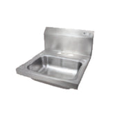 John Boos PBHS-W-1410-P-2DM Pro-Bowl Hand Sink Wall Mount 14"W X 10" Front-to-back X 5" Deep Bowl