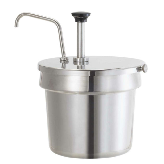 Server Products 83910 CP-8 1/2 LOCKABLE PUMP Dispenses Thick Condiments And Thicker Craft Sauces From A 7 Qt. Vegetable Inset (84031) (sold Separately)