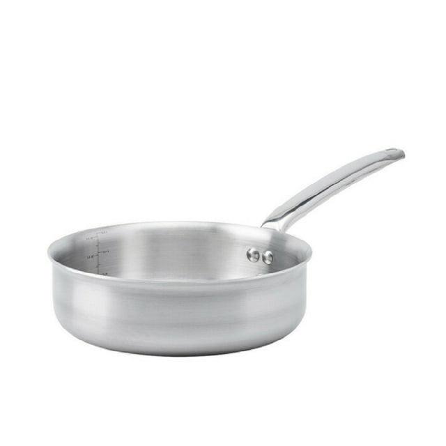JB Prince S481 24 De Buyer Alchimy Straight Saute Pan 9.5"dia Brushed Finished