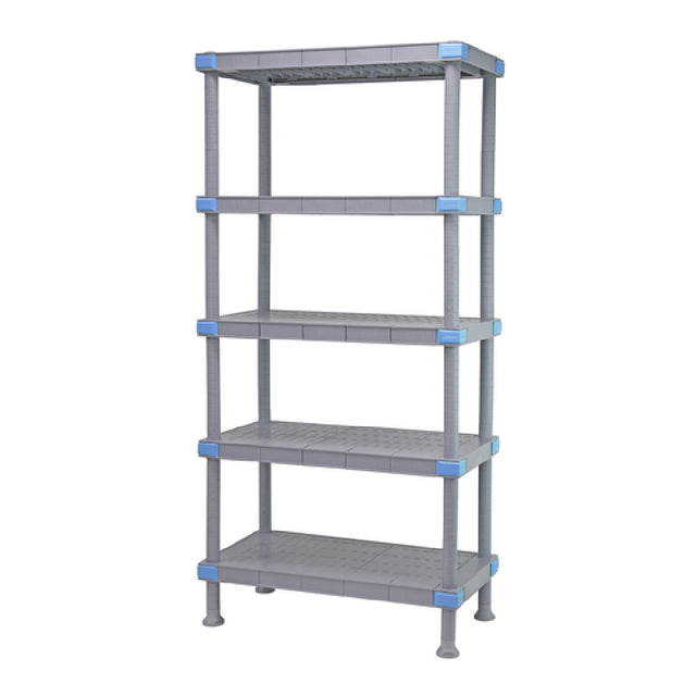 Quantum QP245474SS-5 Millenia Shelving Unit 54"W X 24"D X 74"H Up To 2000 Lbs Load Capacity