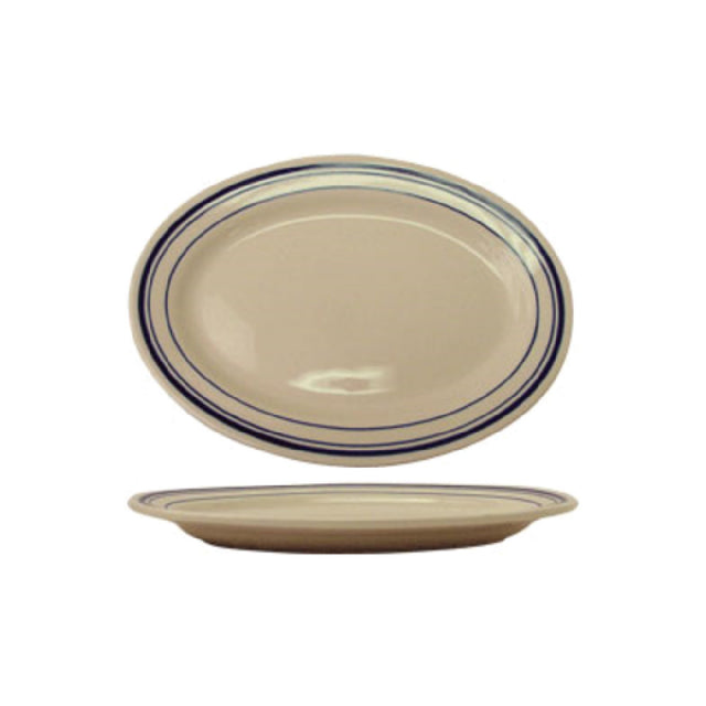 International Tableware CT-12 Platter 10-3/8" X 7-1/4" Oval