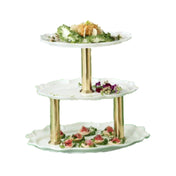 Bon Chef 2030TTBLKSPK Display Stand 3-tier 24" X 19" X 20"