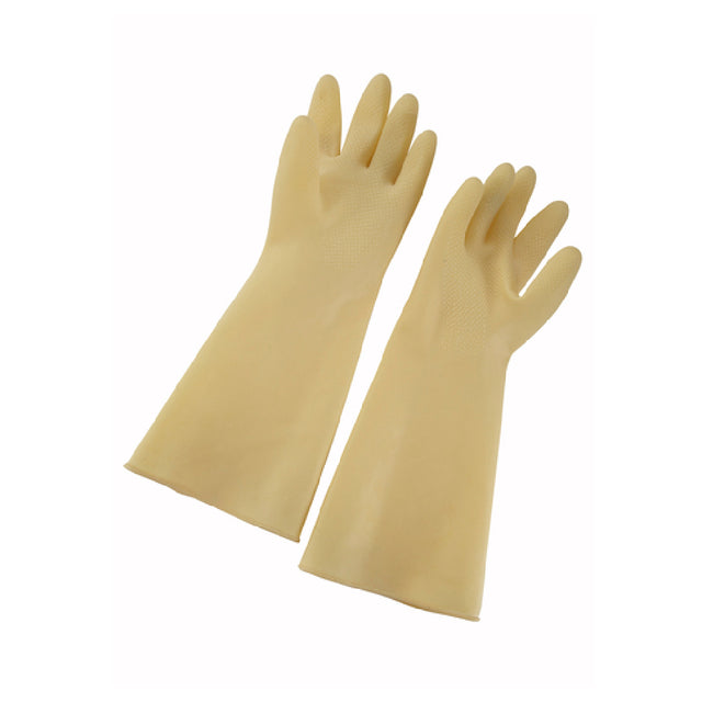 Winco NLG-916 Gloves Medium Natural Latex