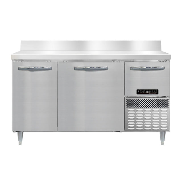 Continental Refrigerator DRA60NSSBS Designer Line Refrigerated Base Worktop Unit