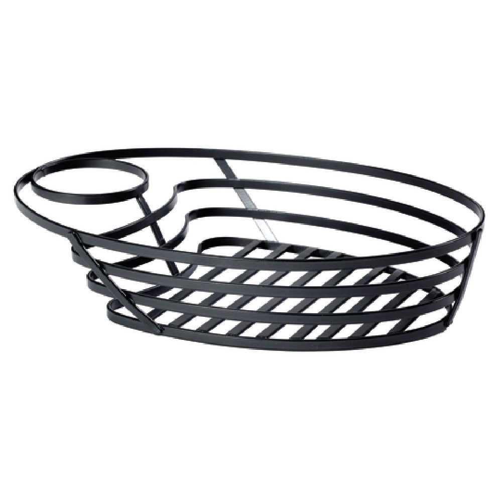 GET Enterprises WB-1060-MG Fuse™ Food Serving Basket 9-3/4" X 6-3/4" X 2-1/4"H Oval