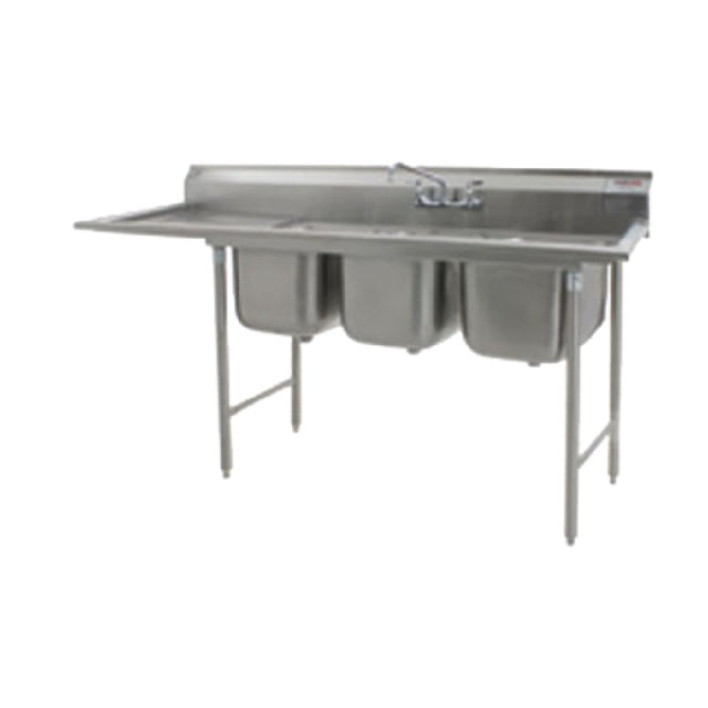 Eagle 414-24-3-24L 414 Series Sink Three Compartment 104-3/4"W X 31"D