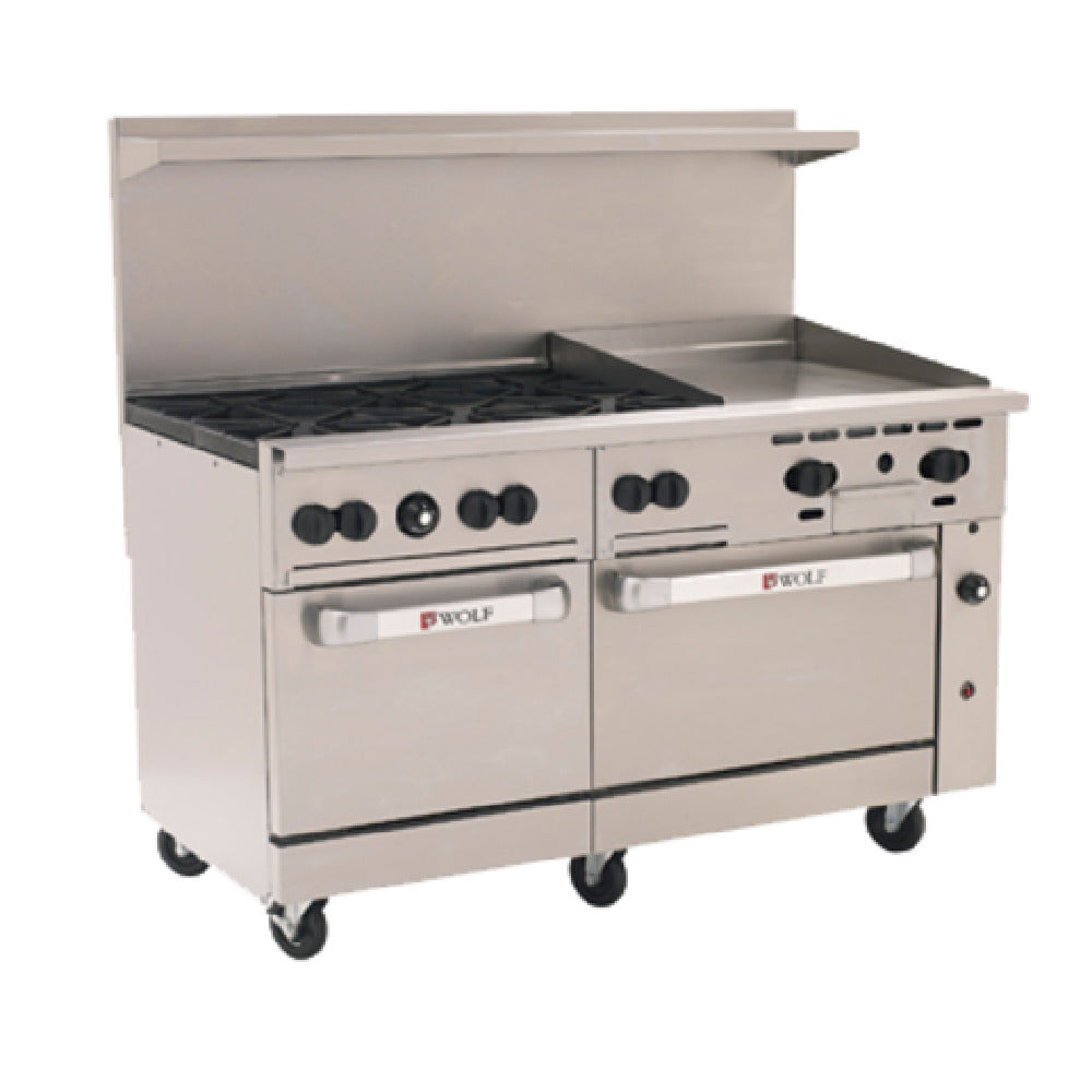Wolf C60SS-6B24G_LP Challenger XL™ Restaurant Range 60" Gas