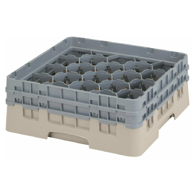 Cambro 20S434184 Camrack® Glass Rack With (2) Soft Gray Extenders Full Size