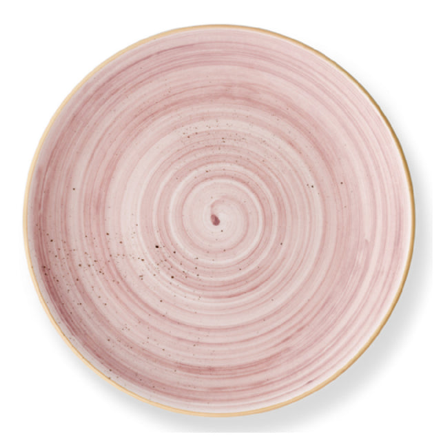 Bon Chef 2060023P-R Tavola Coupe Plate 9.25" Dia. X 1.125"H Alumina Vitrified