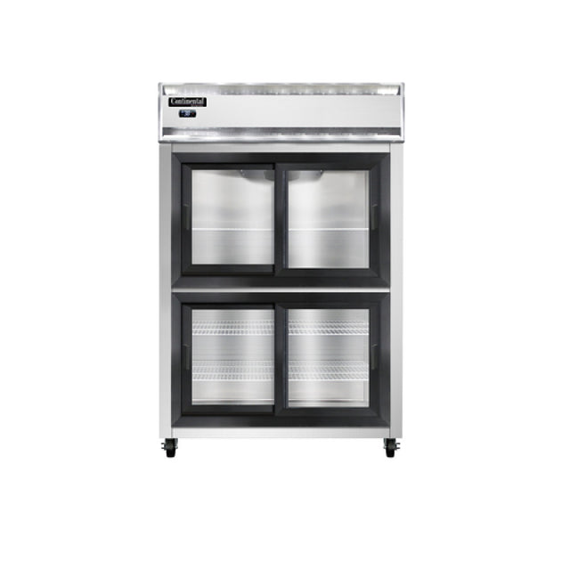 Continental Refrigerator 2RSNSSSGDHD Refrigerator Reach-in Display Two-section
