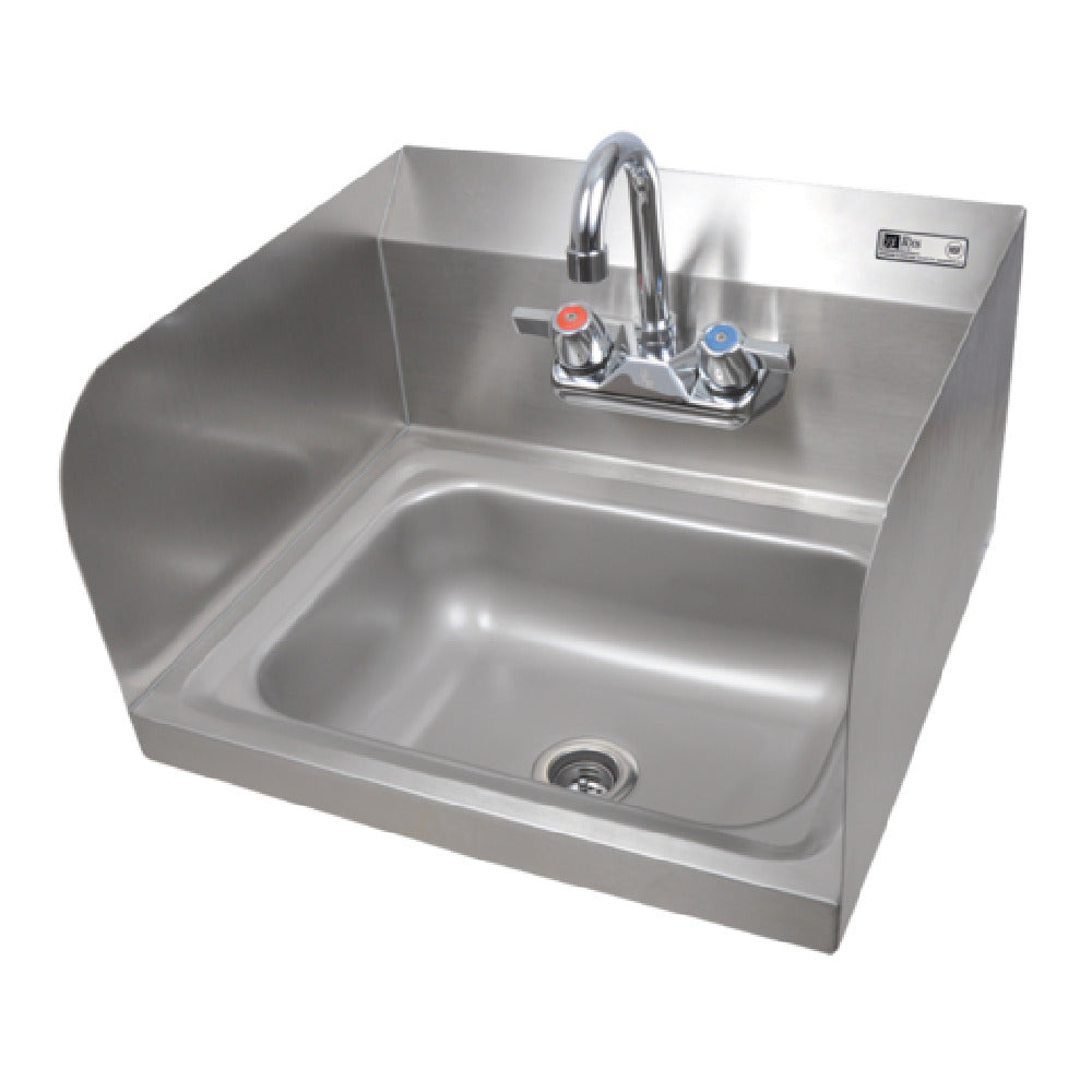 John Boos PBHS-W-1410-P-SSLR-X Pro-Bowl Hand Sink Wall Mount 14"W X 10" Front-to-back X 5" Deep Bowl