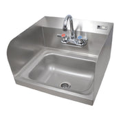 John Boos PBHS-W-1410-P-SSLR-X Pro-Bowl Hand Sink Wall Mount 14"W X 10" Front-to-back X 5" Deep Bowl