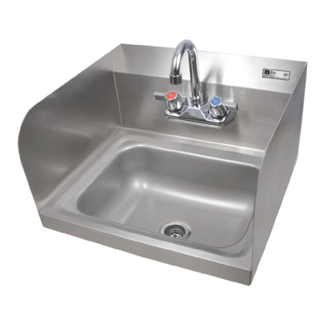 John Boos PBHS-W-1410-P-SSLR-X Pro-Bowl Hand Sink Wall Mount 14"W X 10" Front-to-back X 5" Deep Bowl