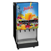 Bunn 37300.0004 JDF-4S Silver Series® 4-Flavor Cold Beverage System Push And Hold
