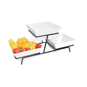 Cal Mil SR2030-13 Gourmet Bowl Display 9"W X 25"D X 11"H 2-tier