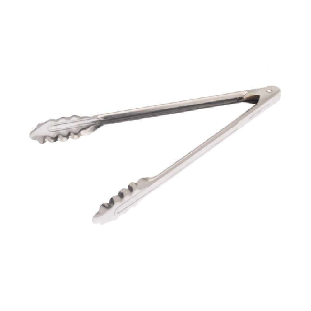 Mercer Culinary M21512 12" Utility Tong Scalloped End 18-0 Stainless Steel