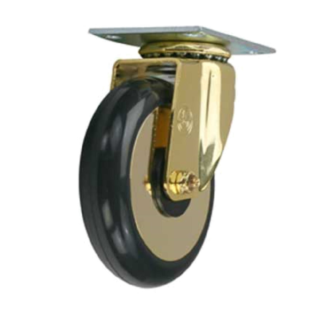 Forbes Industries 6040-S Replacement Caster 4" Dia. Black Wheel (#6040-W)