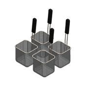 Arcobaleno Pasta Equipment APCB8SET4 Pasta Cooker Basket Set Set Of (4) Size #8 Pasta Baskets